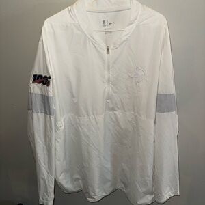 Mens 3XL NFL Nike On Field 100th MINNESOTA VIKINGS All White Sweatshirt Vented